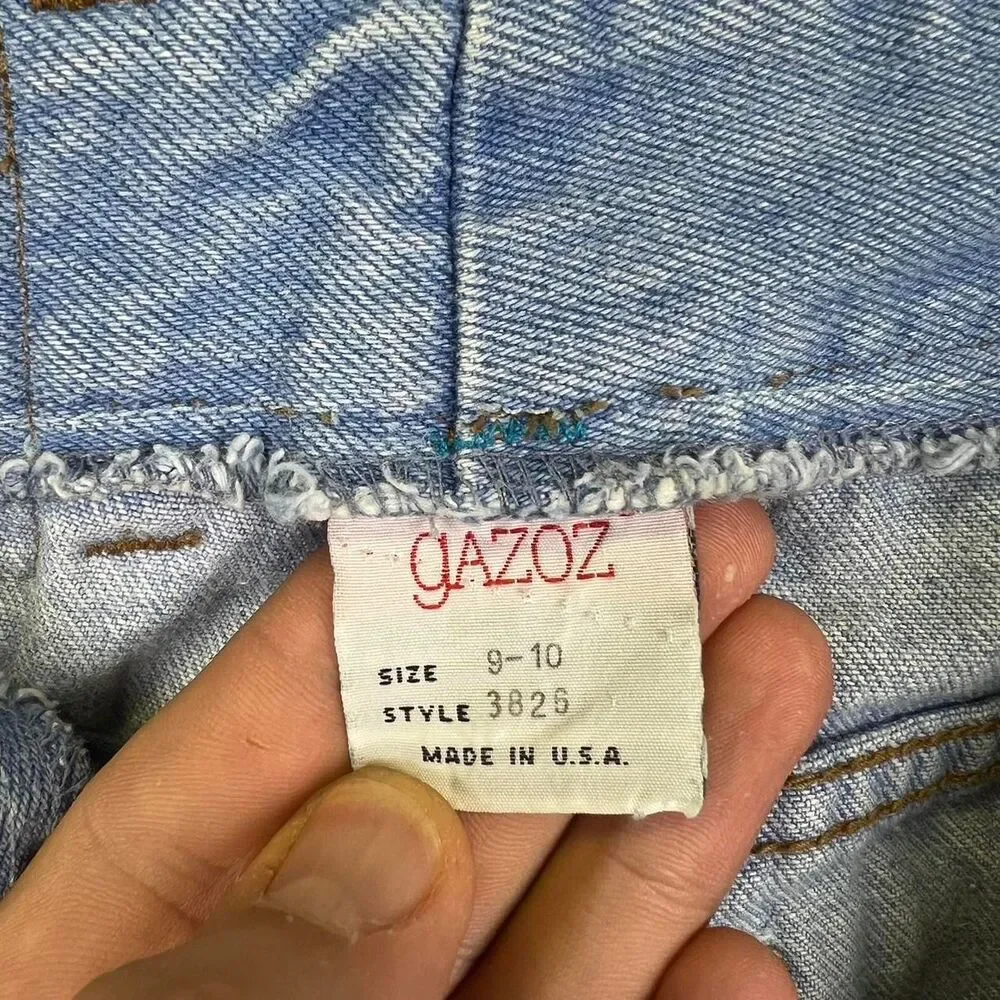 Vintage 80s Gazoz High Waisted Jeans Size 10